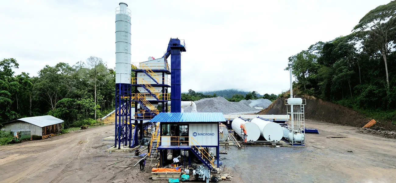 Асфальтобетонный завод ALQ100 в Малайзии