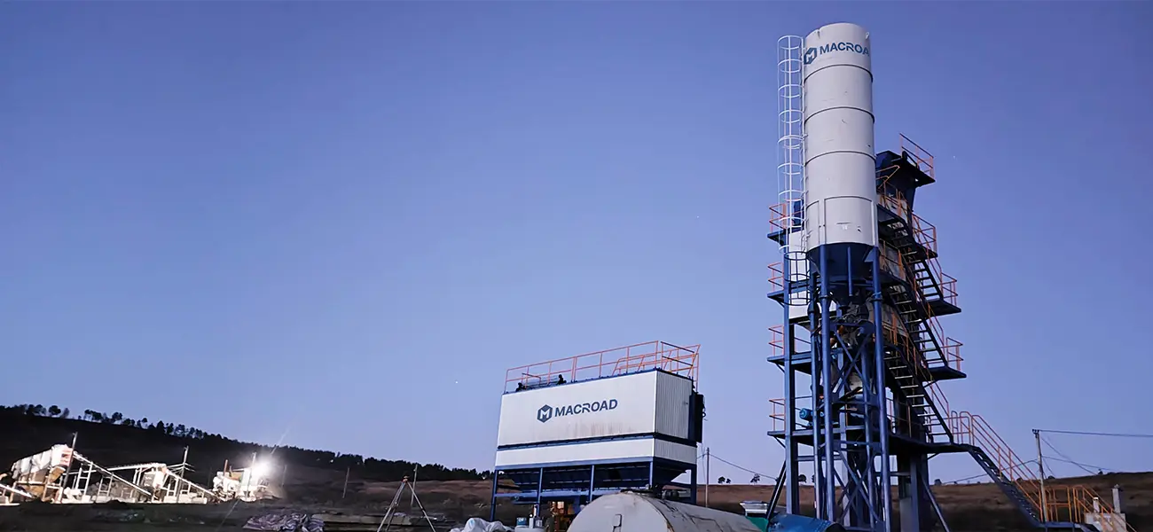 Асфальтобетонный завод ALQ100 в России