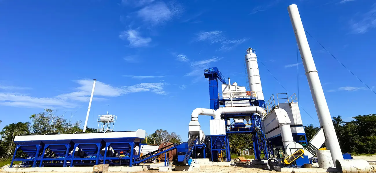 Асфальтобетонный завод ALQ120 в Ямайке