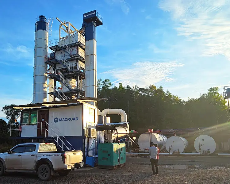 Асфальтный завод 120 т/ч в Малайзии