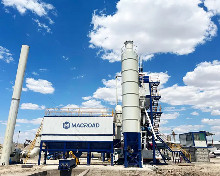Асфальтный завод 120 т/ч в Узбекистане