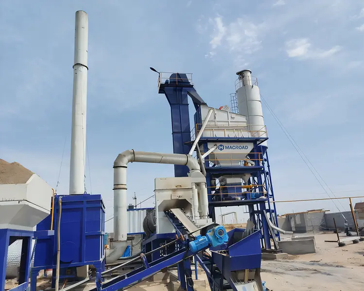 Асфальтный завод 80 т/ч в Узбекистане