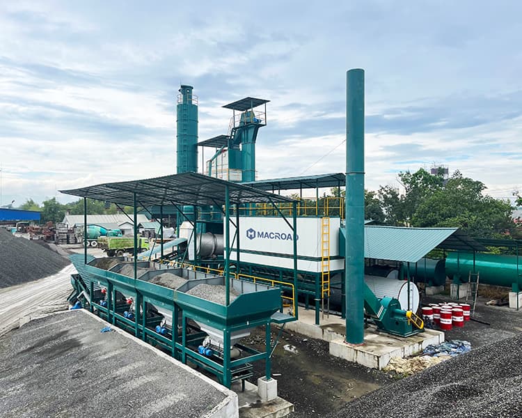 Асфальтный завод 90 т/ч в Индонезии