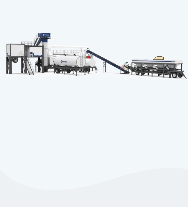 ALYT Мобильный Барабанный асфальтный завод
