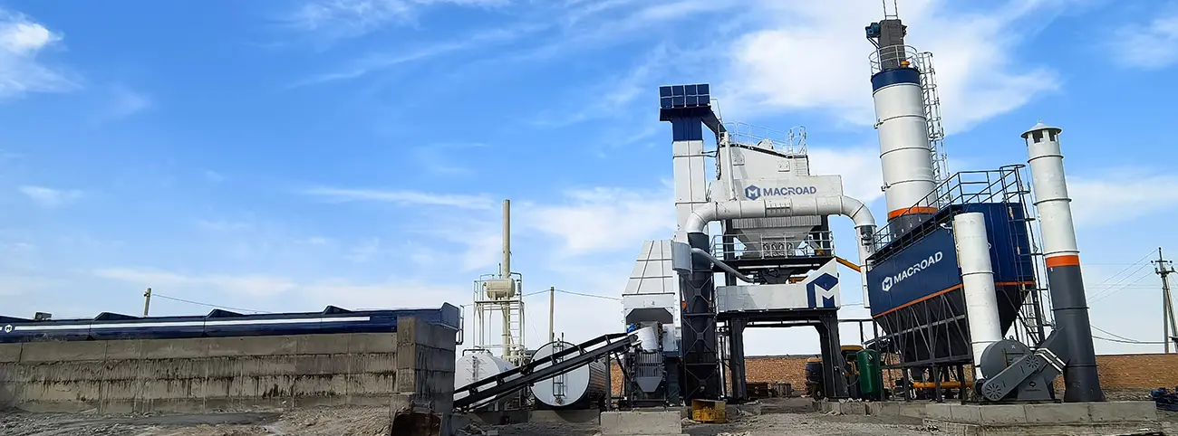 ALQ80 Асфальтобетонный завод в Киргизии