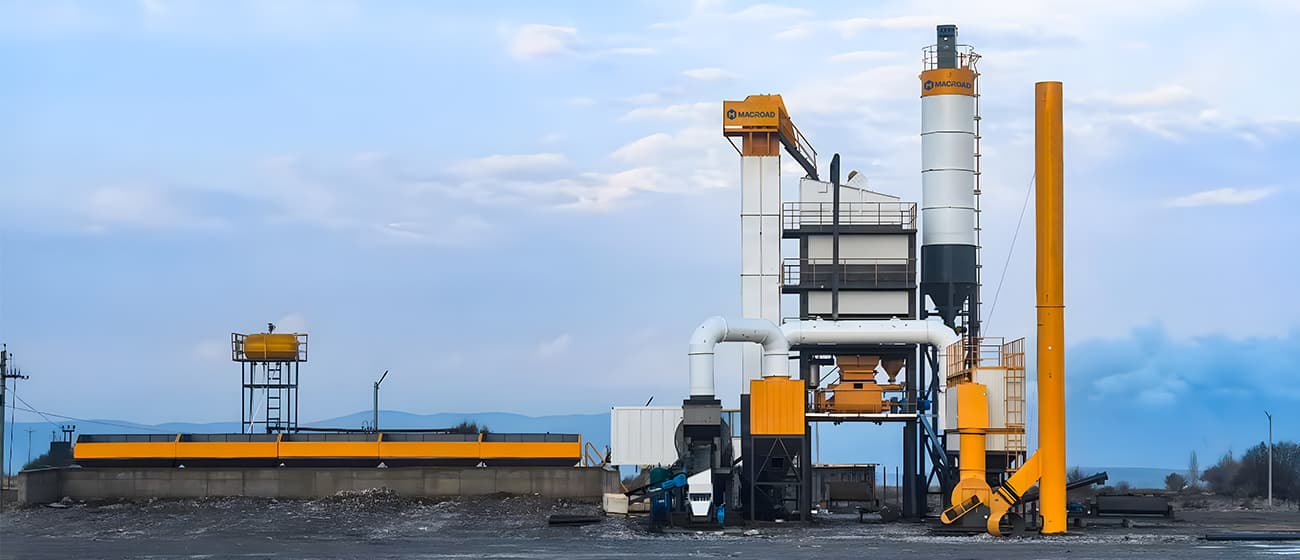 Асфальтобетонный завод 120 тонн/час в Таласе, Киргизия