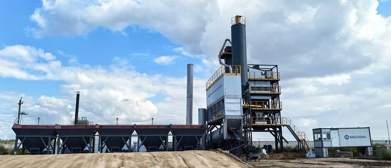 Асфальтный завод ALQ160 в Казахстане​​
