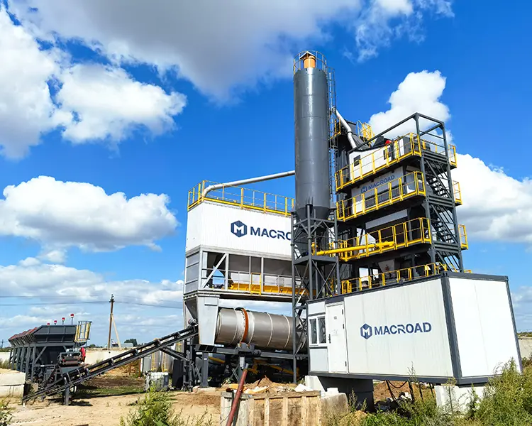 Macroad Асфальтный завод ALQ160 в Казахстане