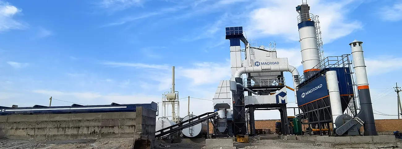 Macroad Асфальтовый завод ALQ80 в Киргизии