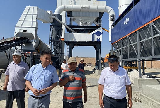 ALQ80 Асфальтобетонный завод в Киргизии