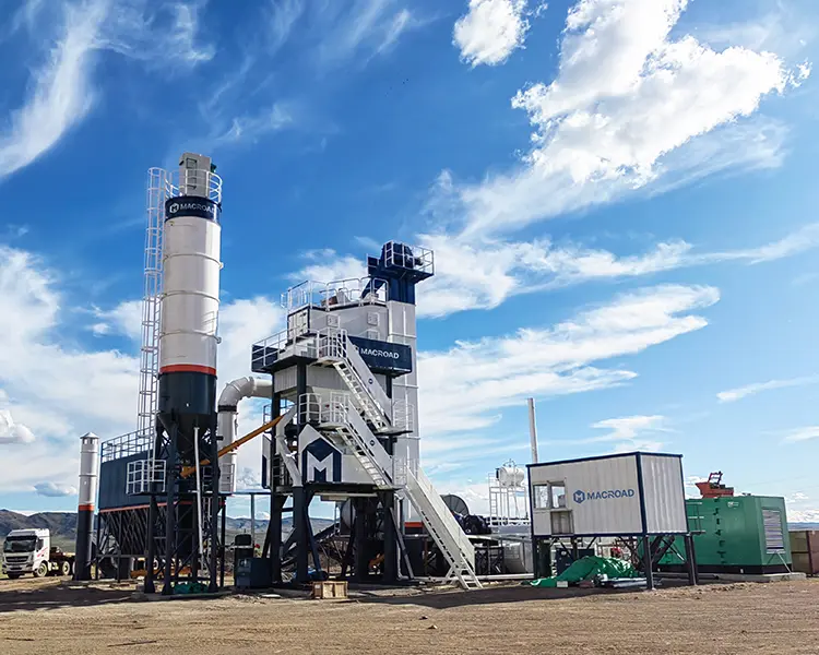 Macroad Асфальтобетный завод ALQ80 в Монголии