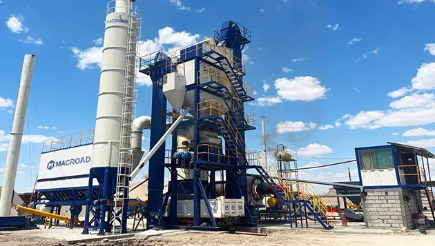 Асфальтобетонный завод ALQ120 в Узбекистане