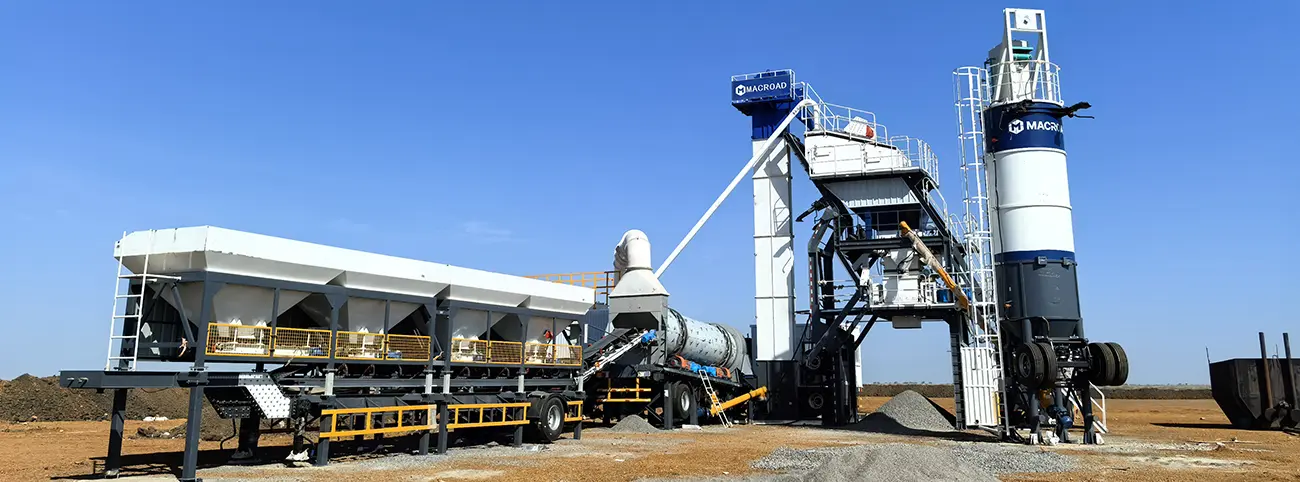 Мобильный асфальтный завод
