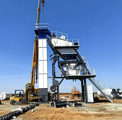 Мобильный асфальтный завод