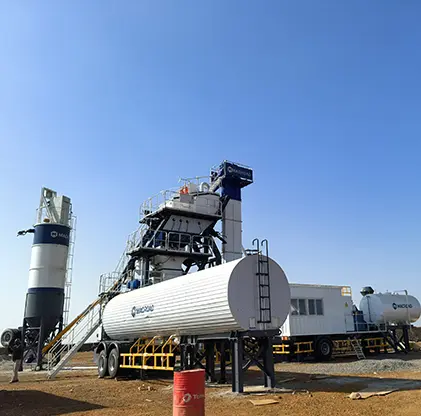 Мобильный асфальтный завод