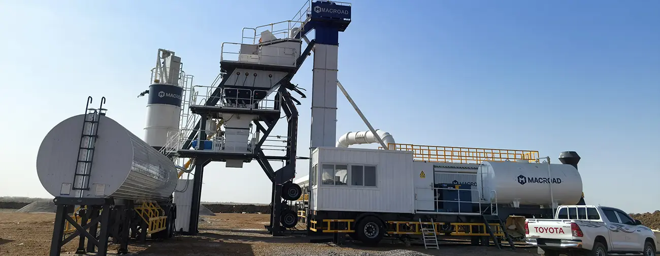 Мобильный асфальтный завод
