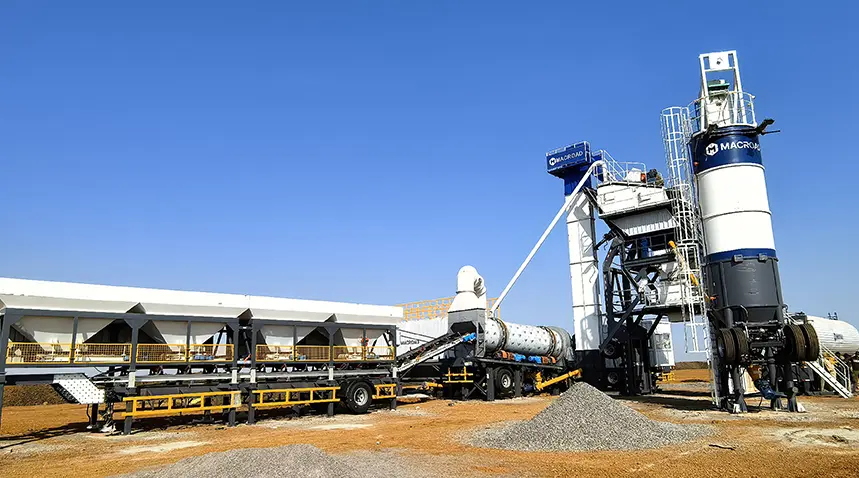 Мобильный асфальтный завод ALYQ100